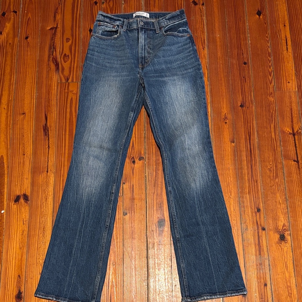 Abercrombie & Fitch High Rise Blue Jeans
